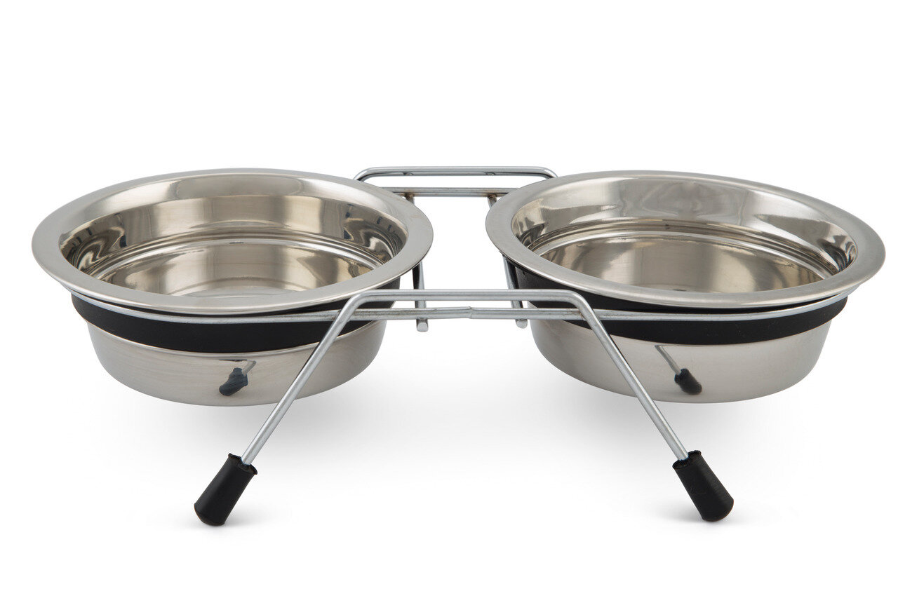 K&BZ BZ SET DE PLATOS, 2 X 380 ML LUMARA, INOXIDABLE GRIS , 13CM