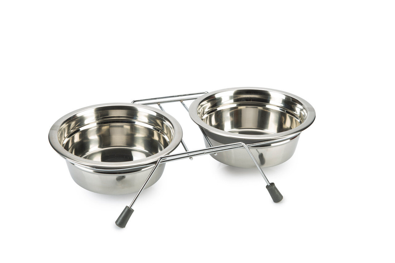 K&BZ BZ SET DE PLATOS, 2 X 800 ML LUMARA, INOXIDABLE GRIS , 16CM