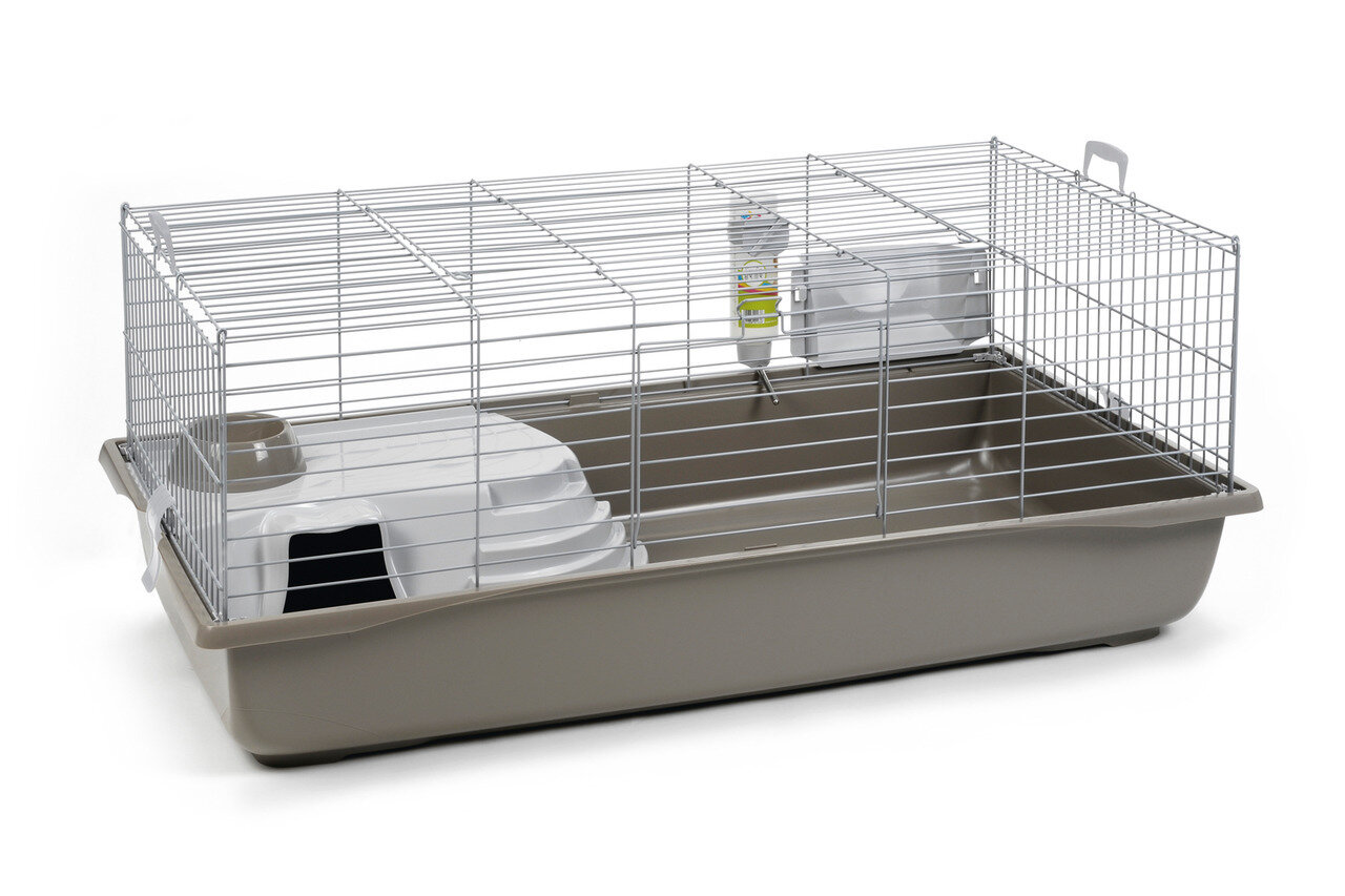 K&BZ JAULA PARA CONEJO NERO 4 DELUXE GRIS118X64,5X47 K&BZ JAULA PARA CONEJO NERO 4 DELUXE GRIS118X64,5X47