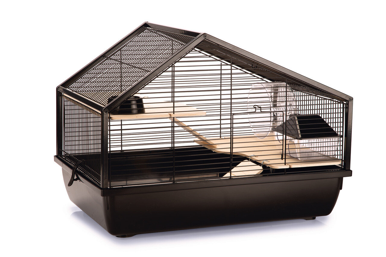 K&BZ JAULA PARA ROEDOR BOAS NEGRO, METAL 58 X 38 X 43,5 CM