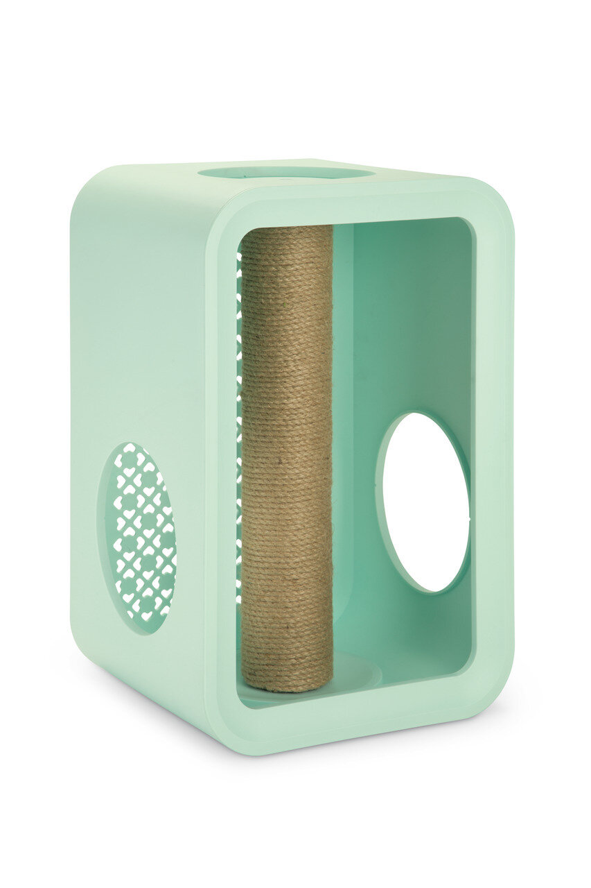 K&BZ BZ CAT CUBE RASCADOR MELLOW MENTA L: 49 CM AN: 29 CM AL: 33 CM