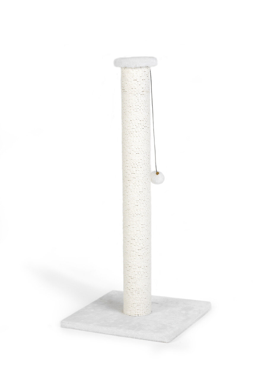 K&BZ BZ POSTE RASCADOR SERPA BLANCO 40 X 40 X 90CM