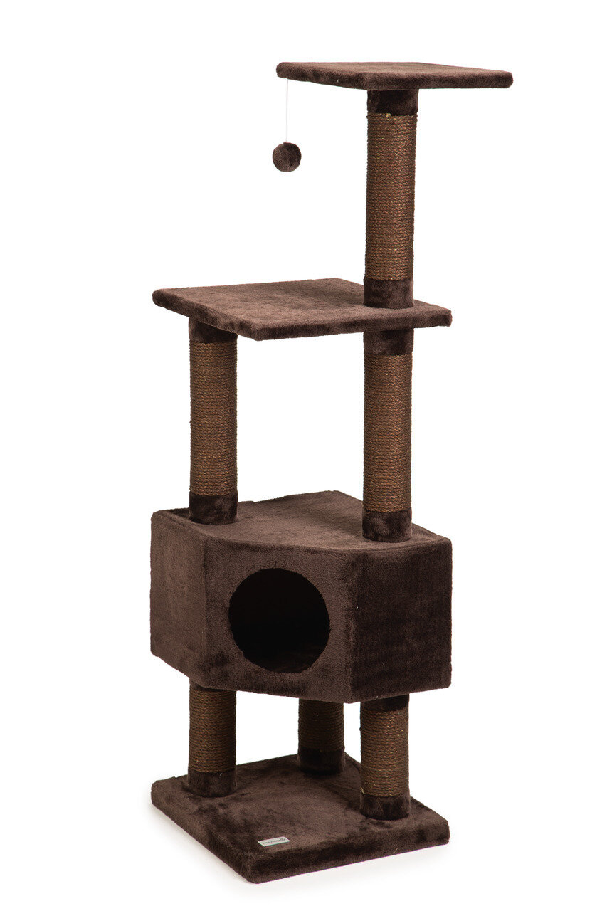 K&BZ BZ RASCADOR �RBOL FIGADO, MARR�N 40 X 40 X 135CM