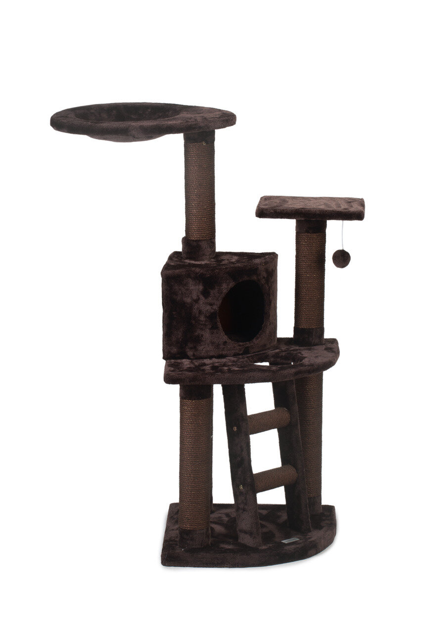 K&BZ BZ RASCADOR �RBOL DOMINJO, MARR�N 50 X 50 X 123CM