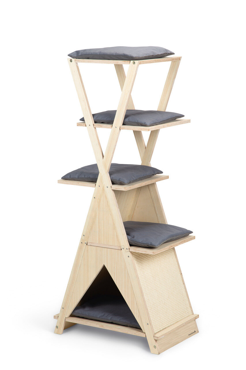 K&BZ RASCADOR DE MADERA MIRZA 60 X 40 X 13CM