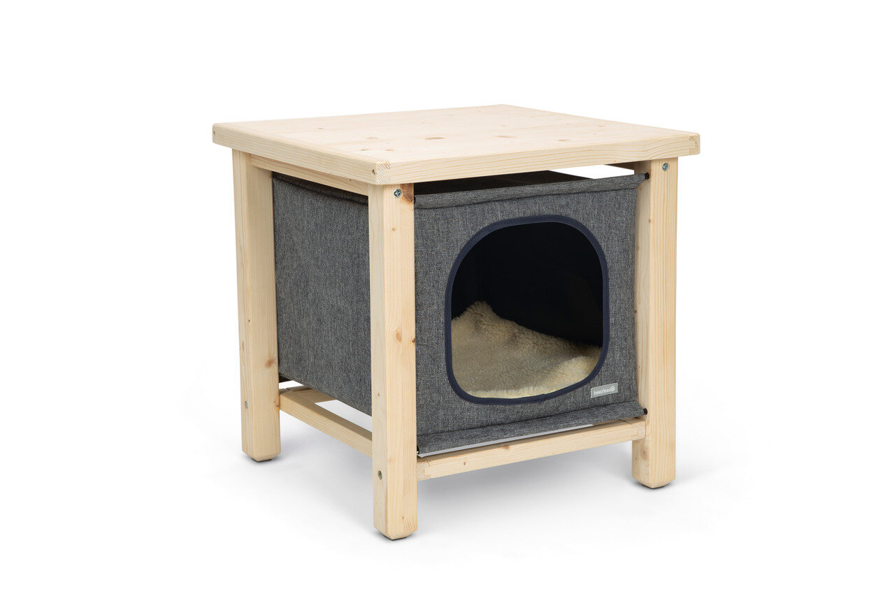 K&BZ CASA DE MADERA PARA GATO PITOU X 50 X 50 X 50CM