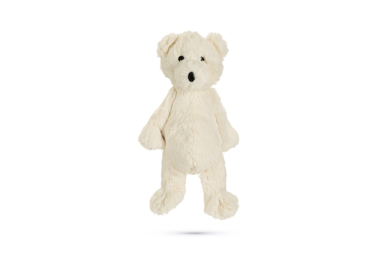 K&BZ PELUCHE OSO POLAR DANI JUGUETE PERRO BLANCO , 40X20X13 CM