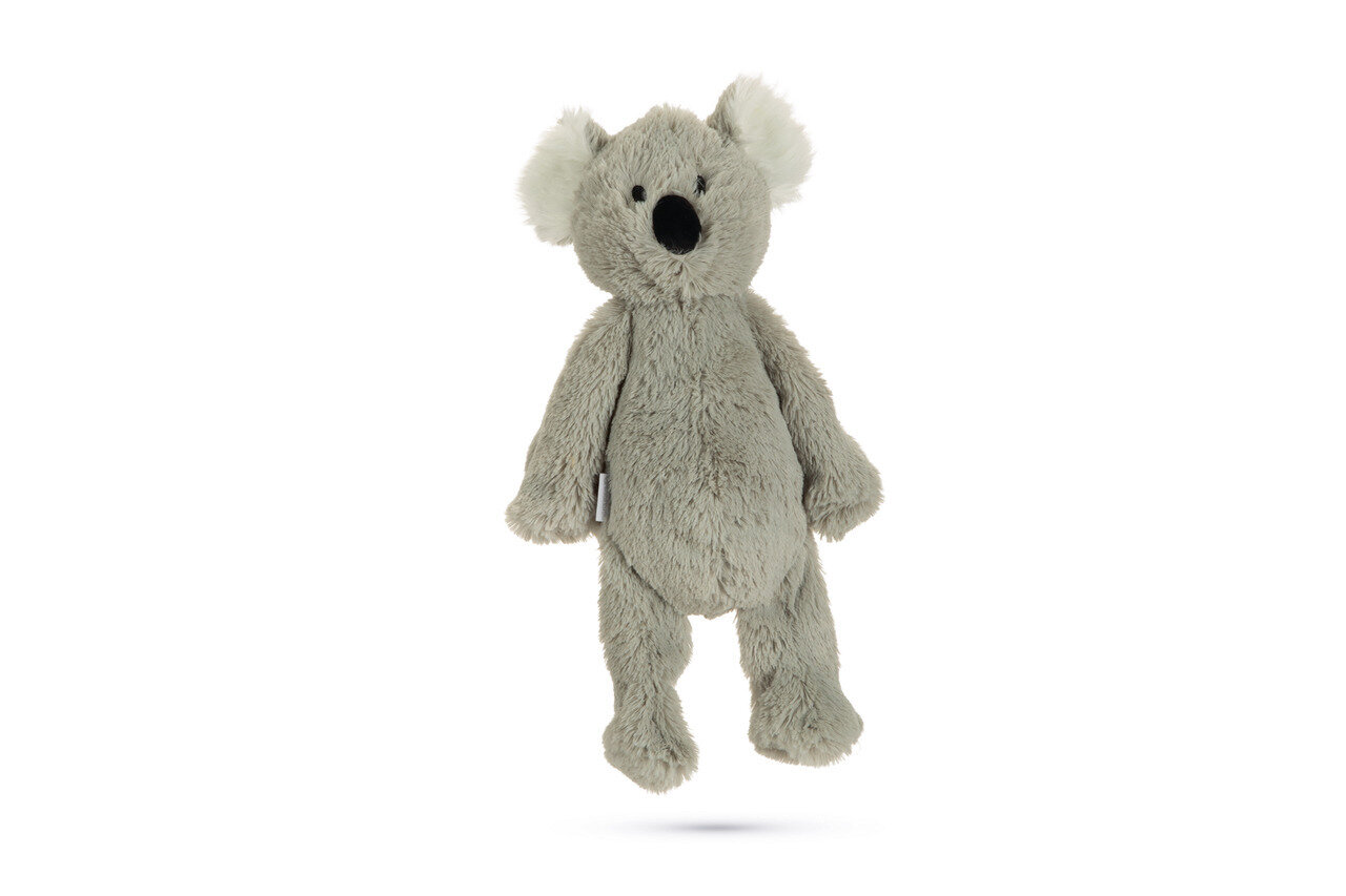 K&BZ PELUCHE  KOALA ZIVA JUGUETE PERRO GRIS , 40X20X10,5 CM