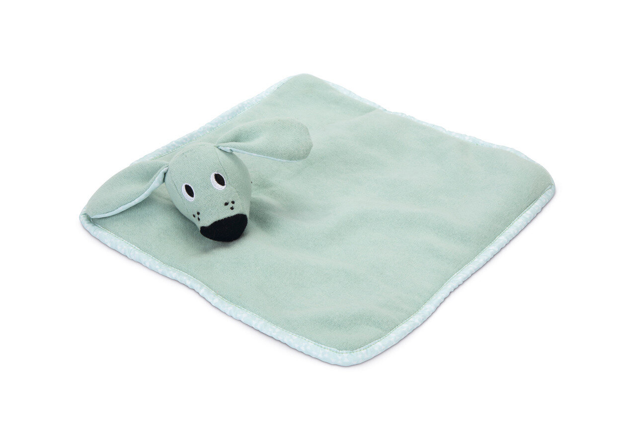 K&BZ BZ PELUCHE CON MANTA PARA CACHORRO DIMPIE 31 X 31CM VERDE