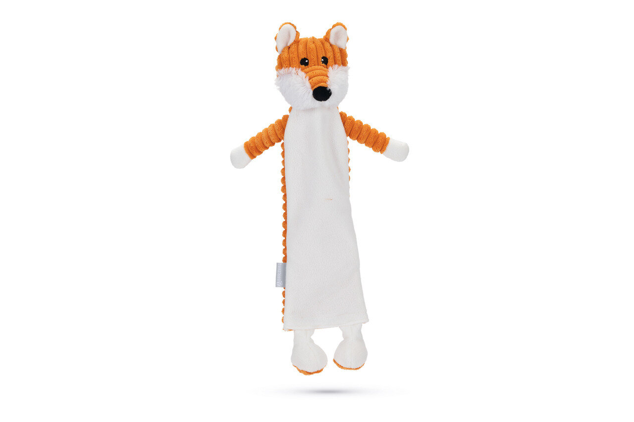 K&BZ FLATINO PELUCHE ZORRO AARON 41 JUGUETE PERRO NARANJA/BLANCO , 41X22X7,5 CM