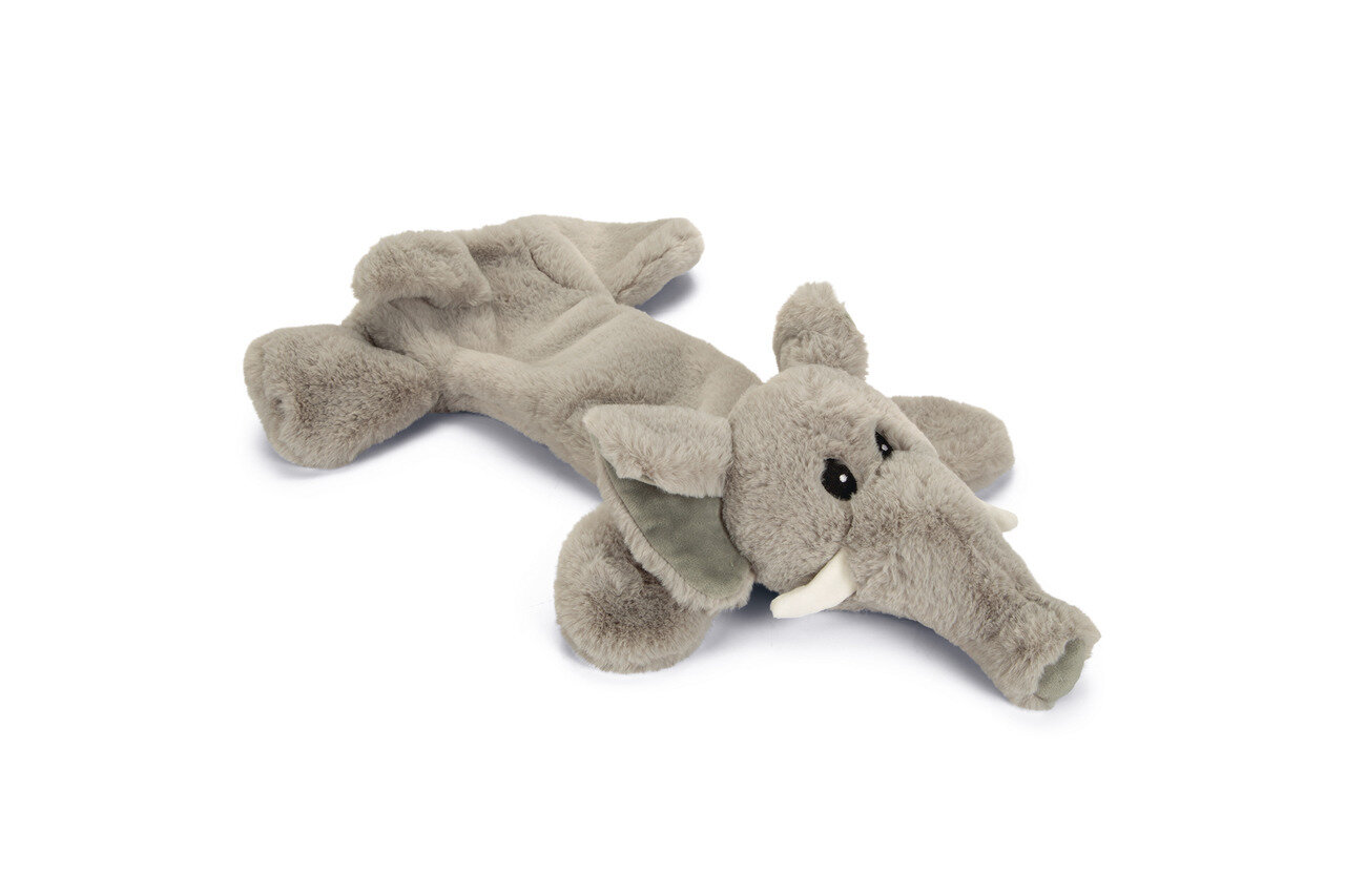 K&BZ PELUCHE  ELEFANTE VADA JUGUETE PERRO GRIS , 50X33X9,5 CM