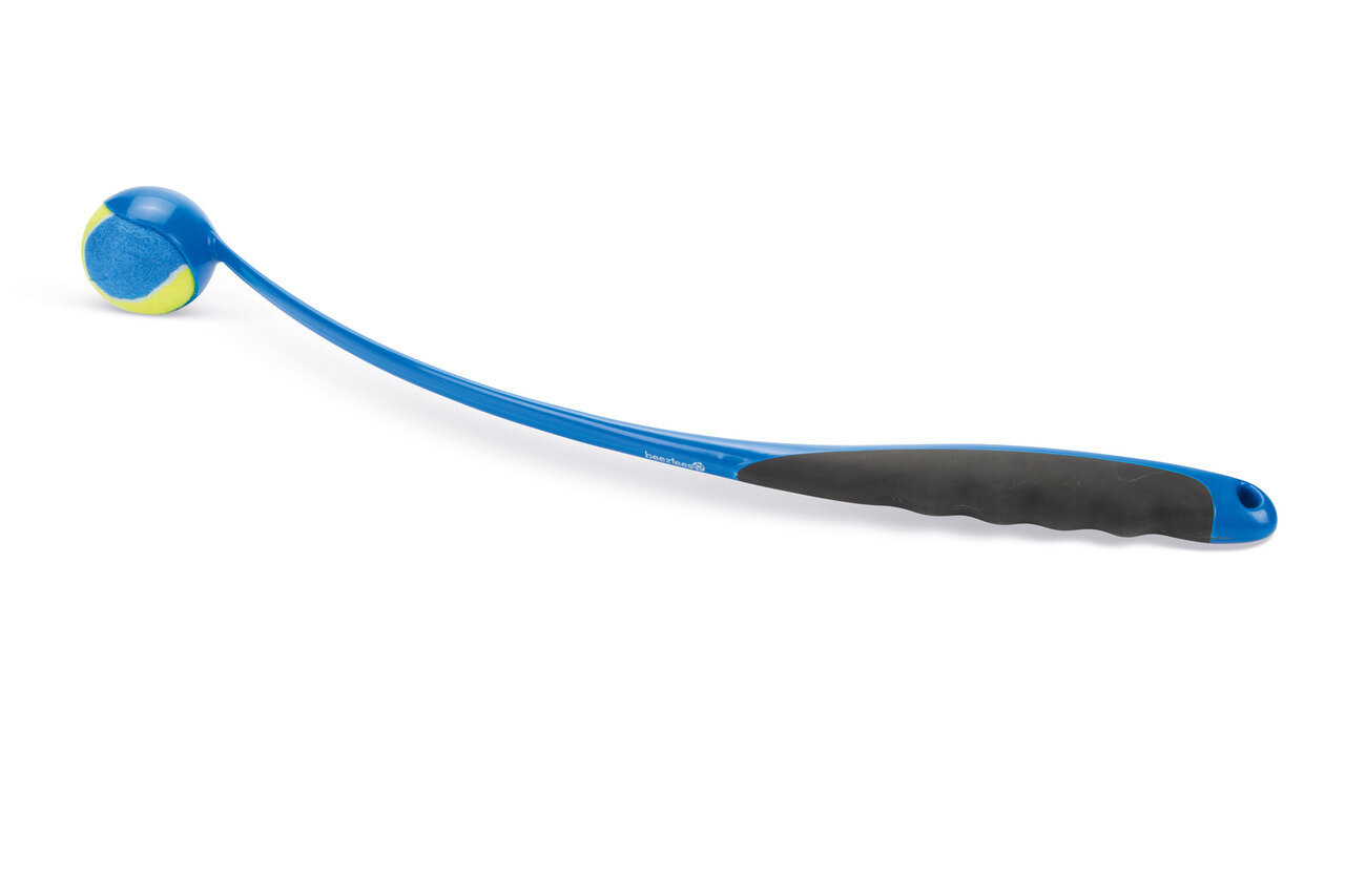 K&BZ BZ FETCH LANZADOR DE PELOTAS DE TENIS, 62CM AZUL