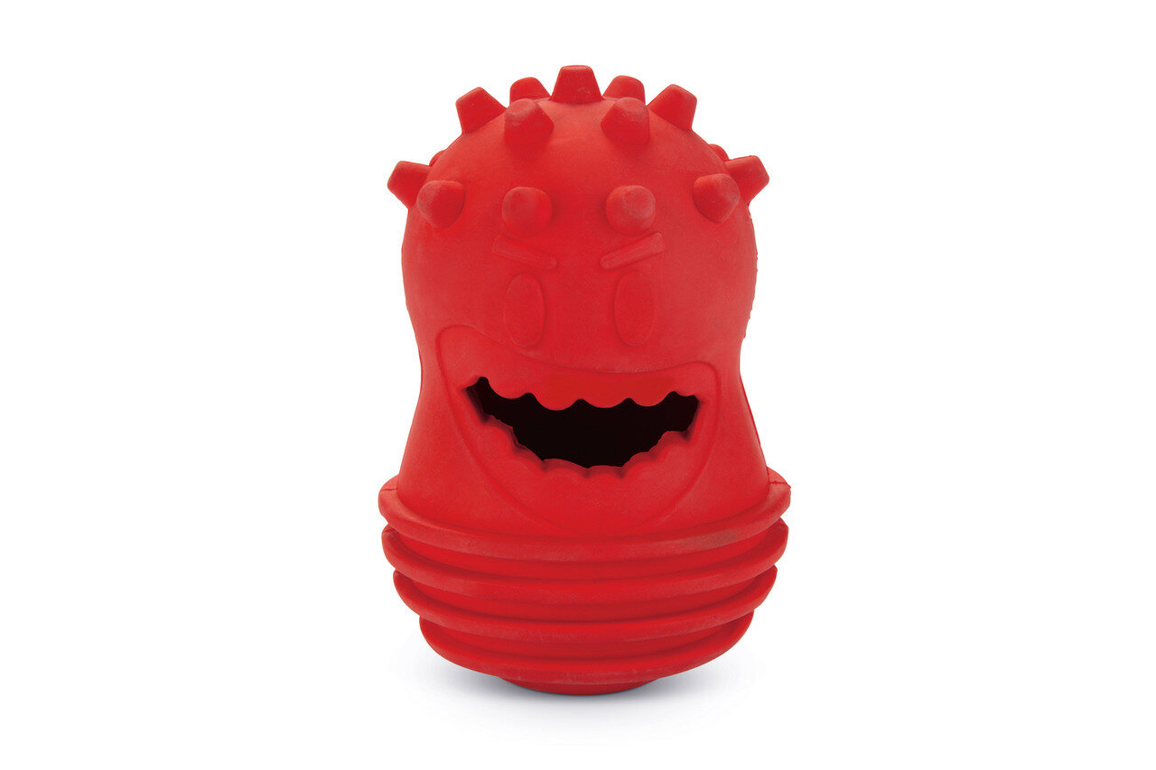 K&BZ JUGUETE DE GOMA PERRO MONSTER ROJO 11 CM