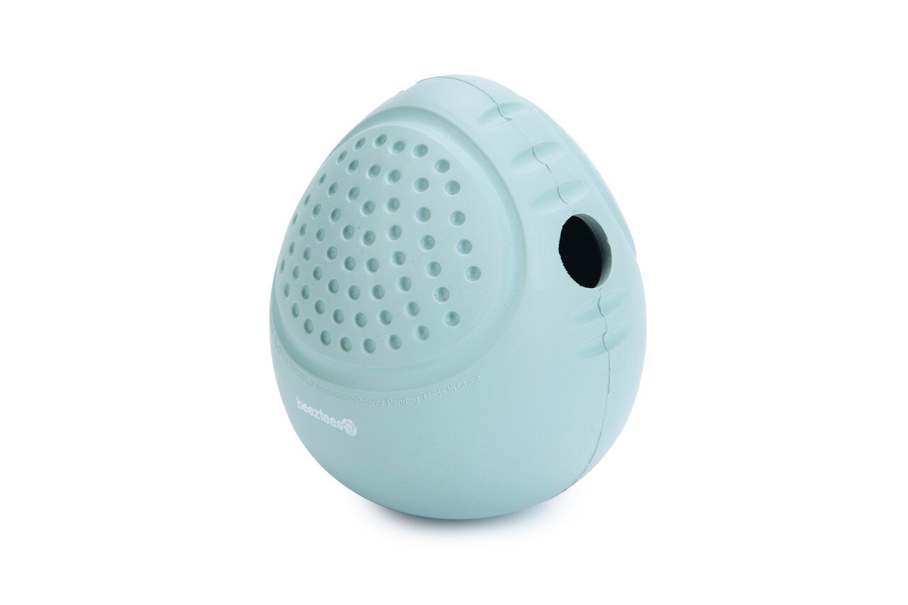 K&BZ HUEVO DE GOMA PARA SNACKS DE CACHORROS, 8 X 8 X 10 CM MENTA