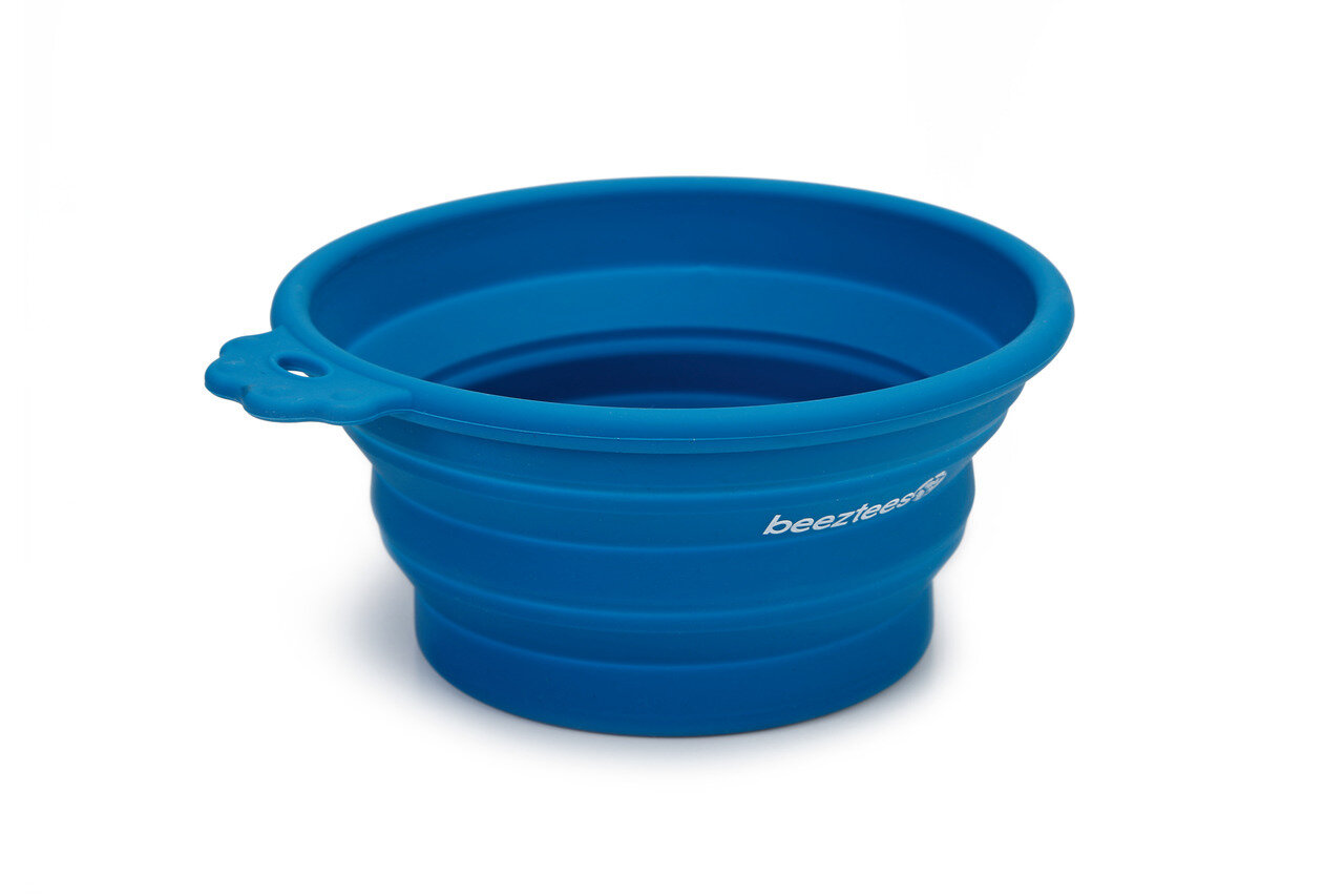 K&BZ BZ MANGER, 500 ML SILICONE AZUL, 17 X 15CM