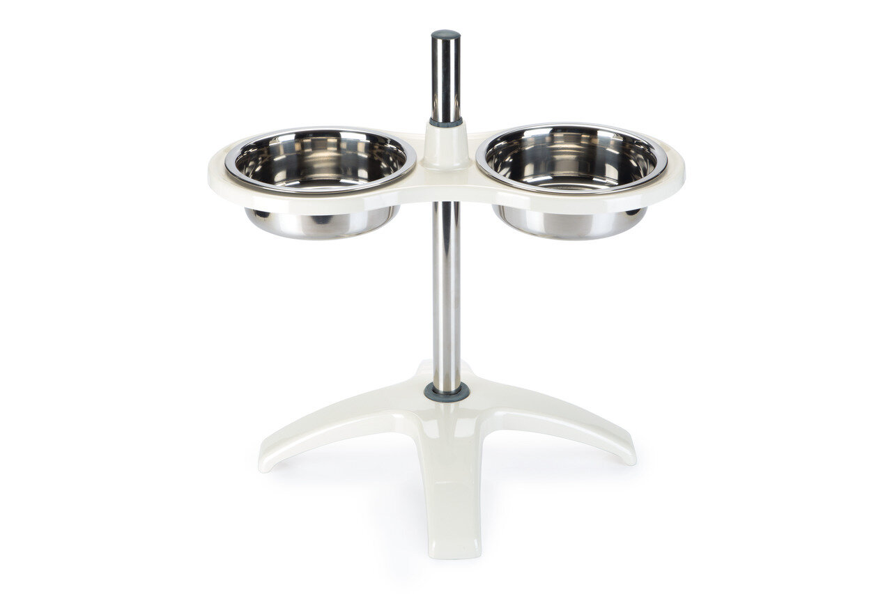 K&BZ BZ MELANIN ADJUST FEEDER ORINO, BLANCO, 53 X 45CM 2 X 1600 ML