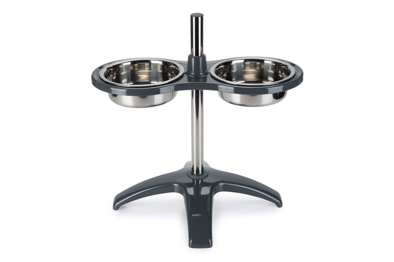 K&BZ BZ MELANIN ADJUST FEEDER ORINO, GRIS , 53 X 45CM 2 X 1600 ML