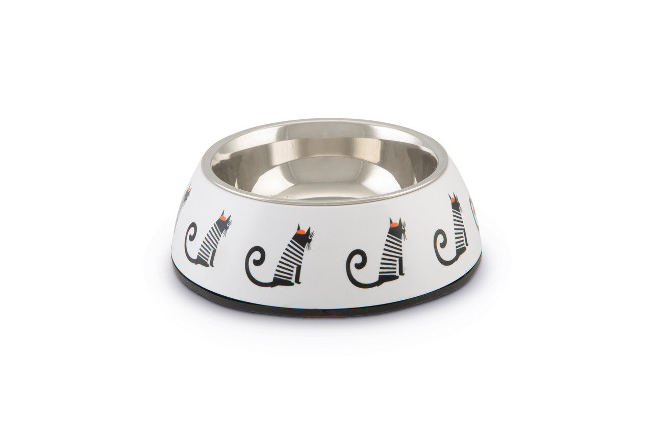 K&BZ BZ PLATO PARA GATO, 160 ML MUZY BLANCO, 14CM