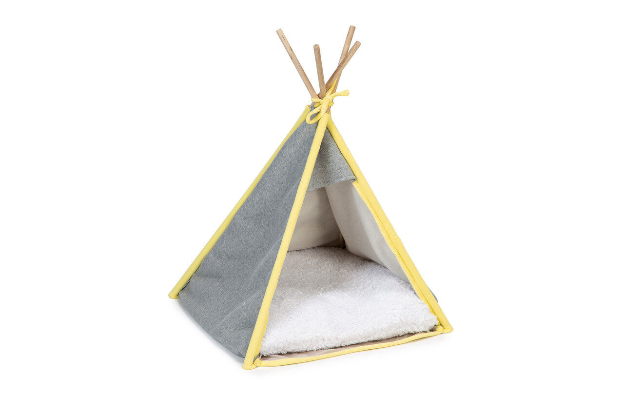 K&BZ TIENDA CACHORRO TIPI AIKA GRIS , 55 X 55 X 85CM