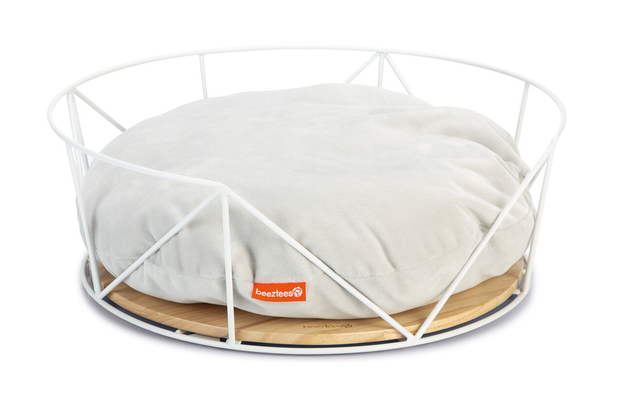 K&BZ CESTA GATO KIPU BLANCO, 40 X 40 X 15 CM