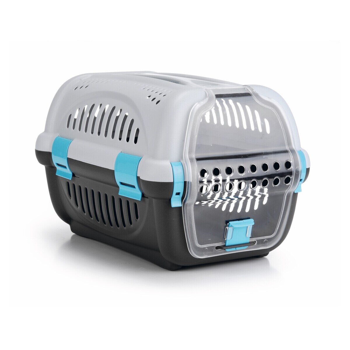 BZ TRANSP BOX RHINO GREY/BLUE 51X34,5X33