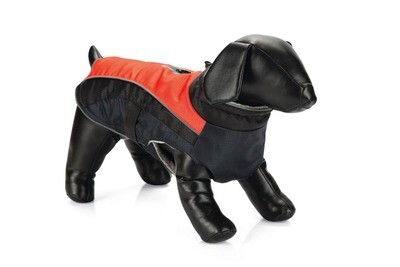 K&BZ ABRIGO PARA PERRO SABY, RED NEGRO 44 CM