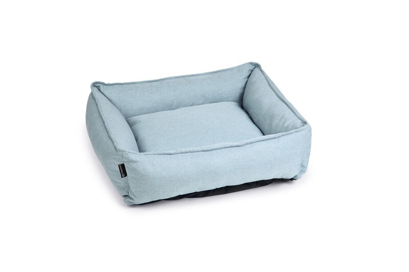 K&BZ CAMA PARA PERRO FERRO, AZUL CLARO 65 X 60 X 20 CM