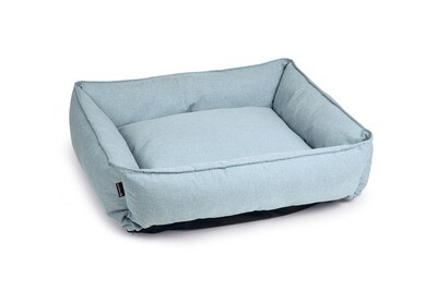 K&BZ CAMA PARA PERRO FERRO, AZUL CLARO 80 X 70 X 22 CM