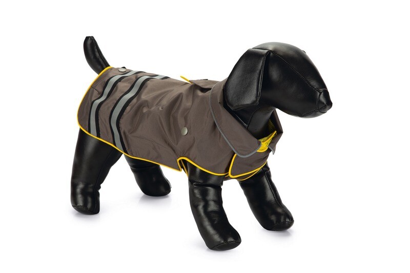 K&BZ IMPERMEABLE PARA PERRO SEJA, GRIS28 CM