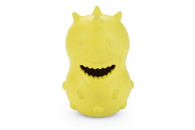 K&BZ JUGUETE DE GOMA PERRO MONSTER AMARILLO 11CM