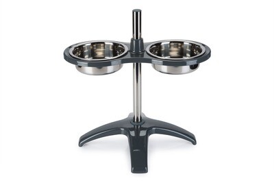 K&BZ BZ MELANIN ADJUST FEEDER ORINO, GRIS , 53 X 45CM 2 X 1600 ML