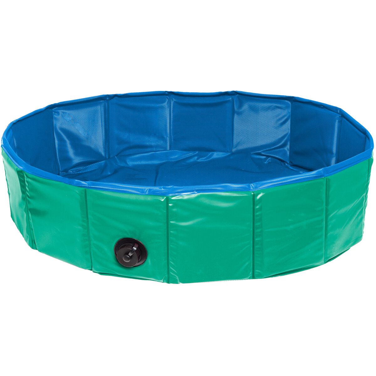 K&F PISCINA PARA CACHORROS VERDE/AZUL 20CM X 80CM DIÁMETRO.