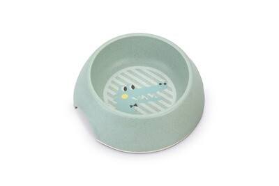 K&BZ BZ PLATO PARA CACHORROS KROSKY, 14 X 14 X 4,5CM VERDE