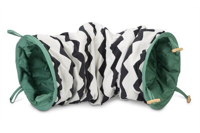 K&BZ BZ T�NEL PARA JUGAR BENGY, NEGRO/BLANCO, 75 X 25 X 25CM