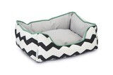 K&BZ BZ CAMA LIGY, NEGRO/BLANCO, 48 X 37 X 16CM