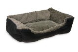 K&BZ BZ CAMA PARA GATO BABOO GRIS /NEGRO 48 X 37 X 18CM