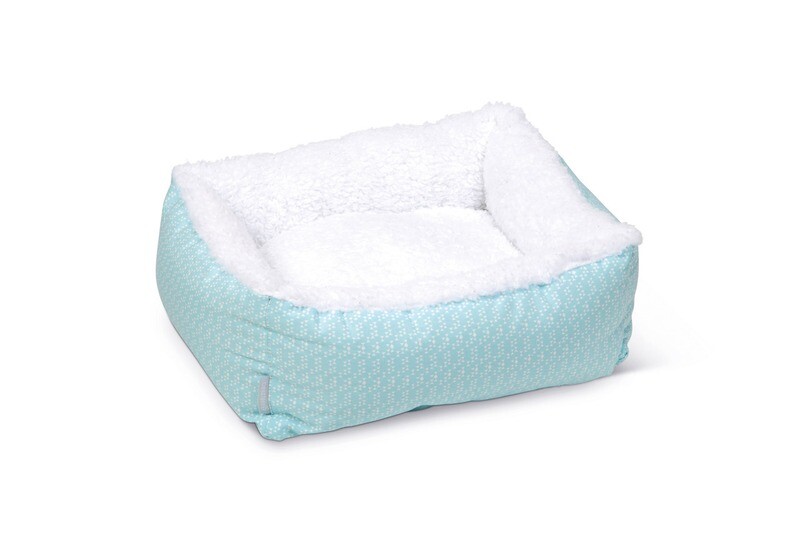 K&BZ BZ CAMA PARA CACHORRO NAPPY, 50 X 42 X 18CM AZUL