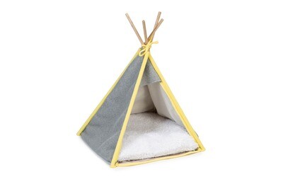 K&BZ TIENDA CACHORRO TIPI AIKA GRIS , 55 X 55 X 85CM