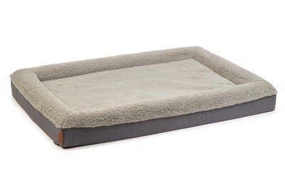 K&BZ CAMA PERRO DE ESPUMA CON MEM�RIA YURA, GRIS 120 X 80 X 15CM