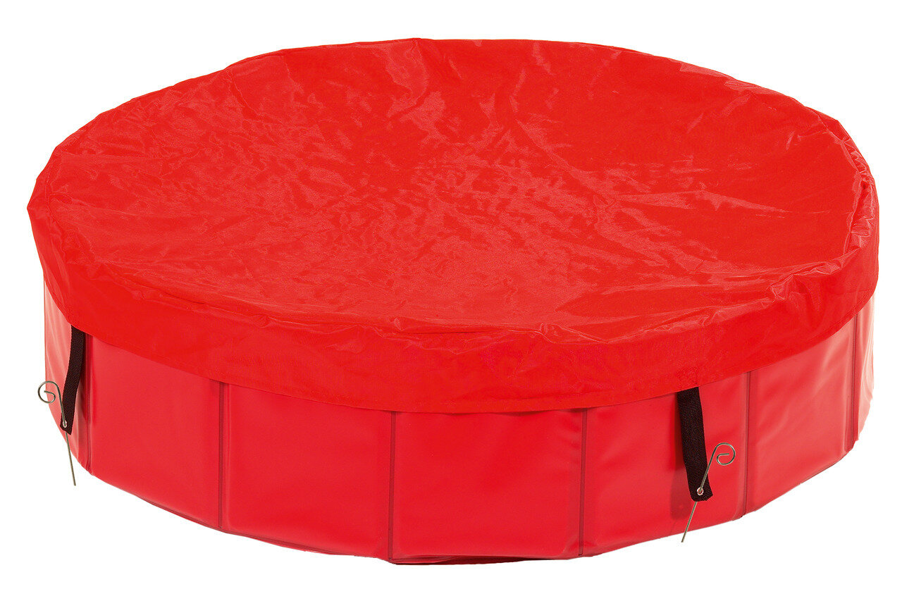 K DOOGY POOL CUBIERTA PISCINA ROJO 80 CM