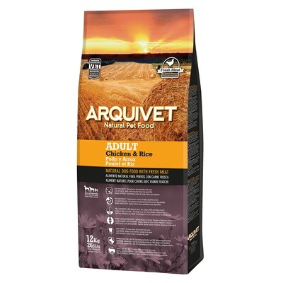 ARQUIVET Pienso para perros adultos pollo y arroz 12 kg
