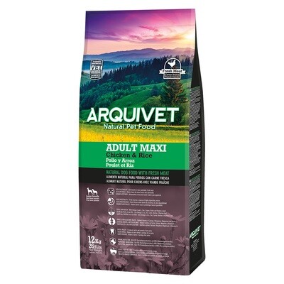 Arquivet - Adult Maxi - Pienso para perros adultos - Pollo y arroz - 12 kg