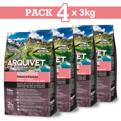 Pack 4 unidades Salm�n y patata 3kg