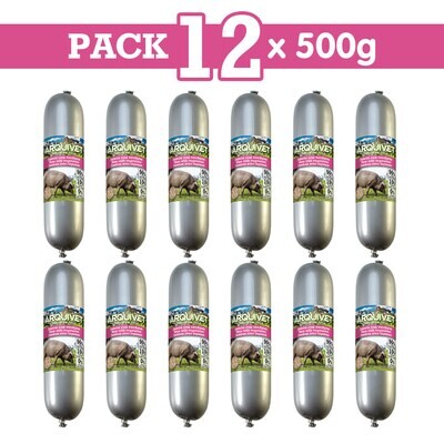 Pack 12 unidades Natural Wet Food Jam�n con verduras