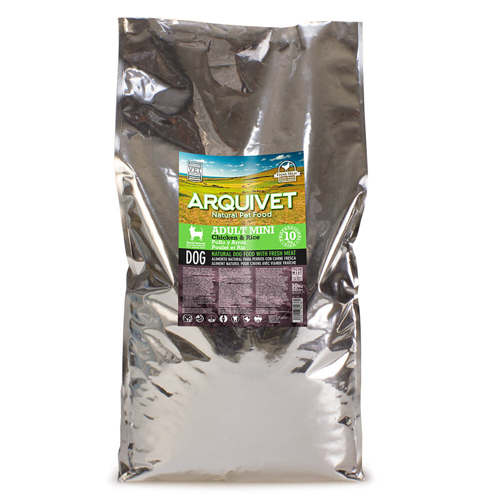 Arquivet-Adult Mini-Pienso para perros razas peque�as-Pollo y arroz-10 kg