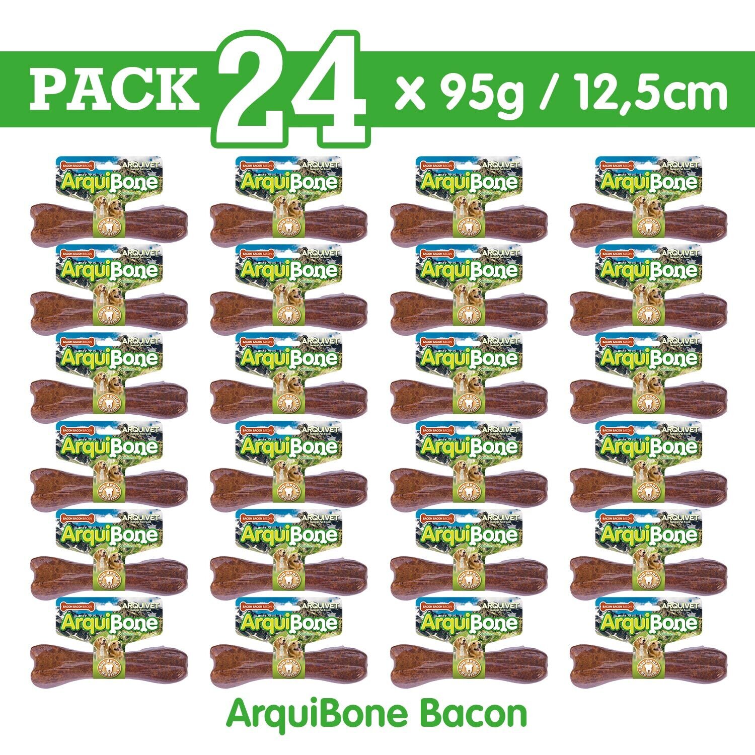 Pack 24 arquibone 12,5cm Bacon Pack 24 arquibone 12,5cm Bacon