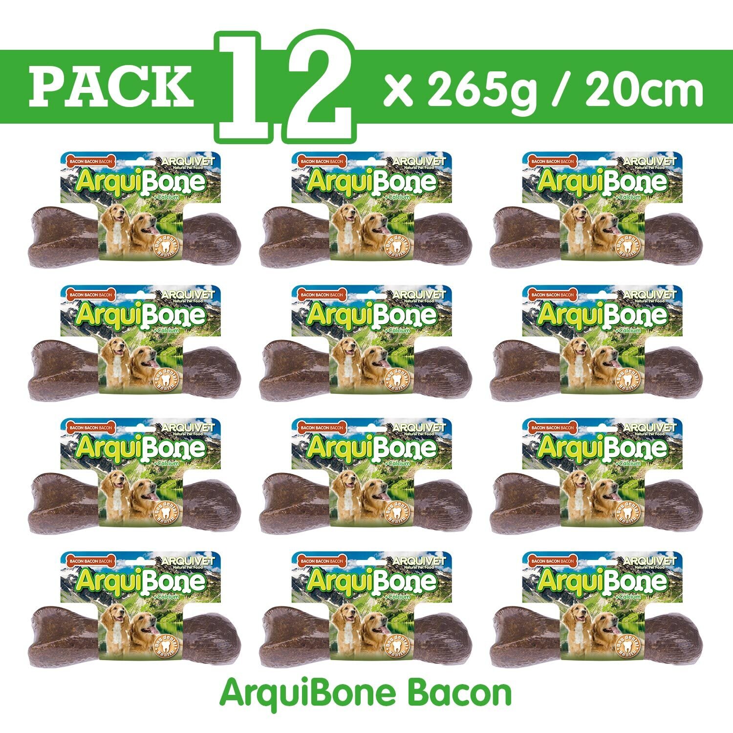 Pack 12 arquibone 20cm Bacon Pack 12 arquibone 20cm Bacon
