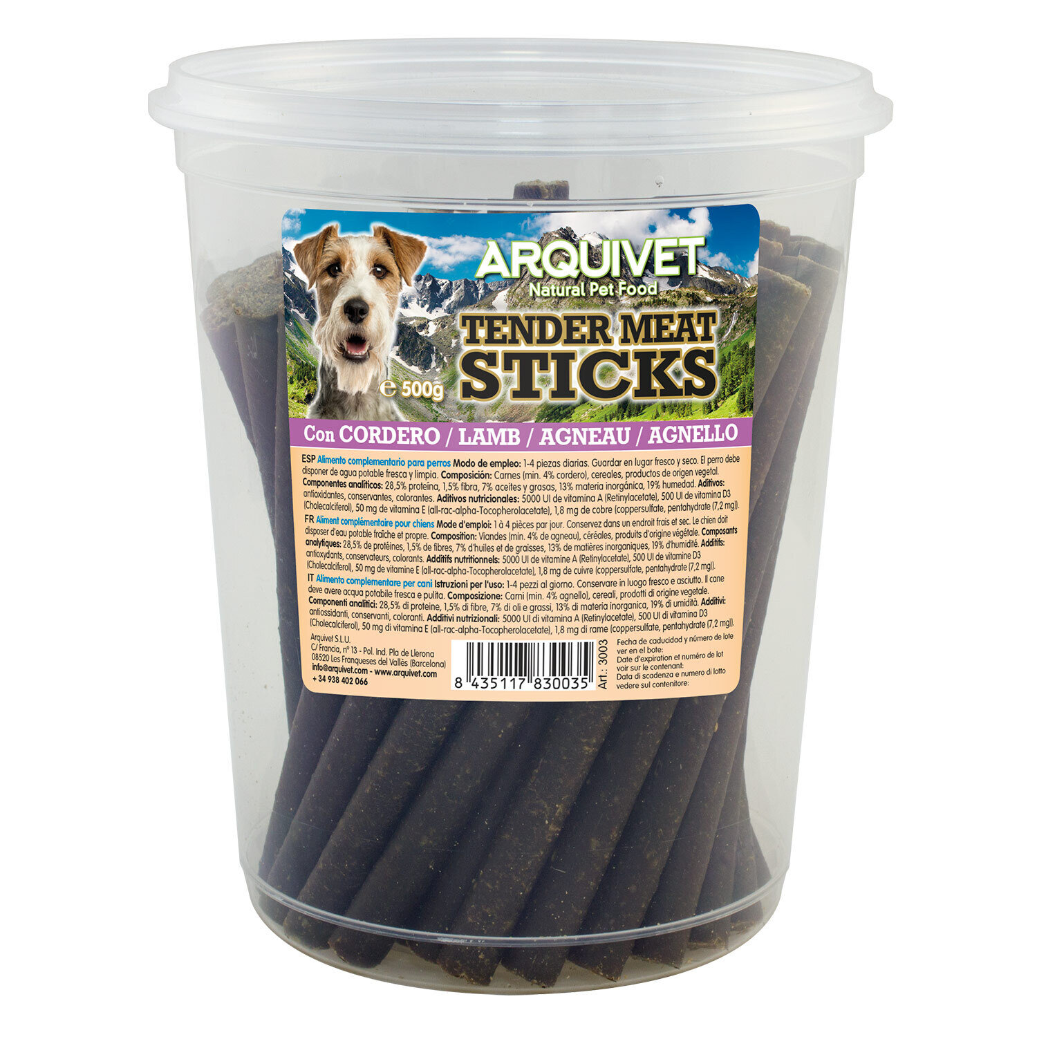 Tender Meat Sticks Cordero 500 g Tender Meat Sticks Cordero 500 g