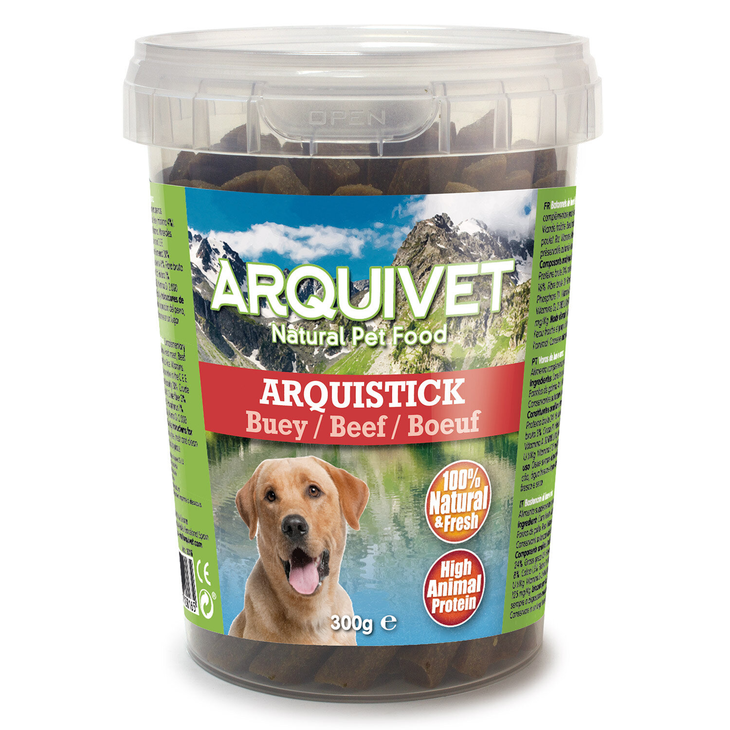 Arquistick de buey con arroz 300 g