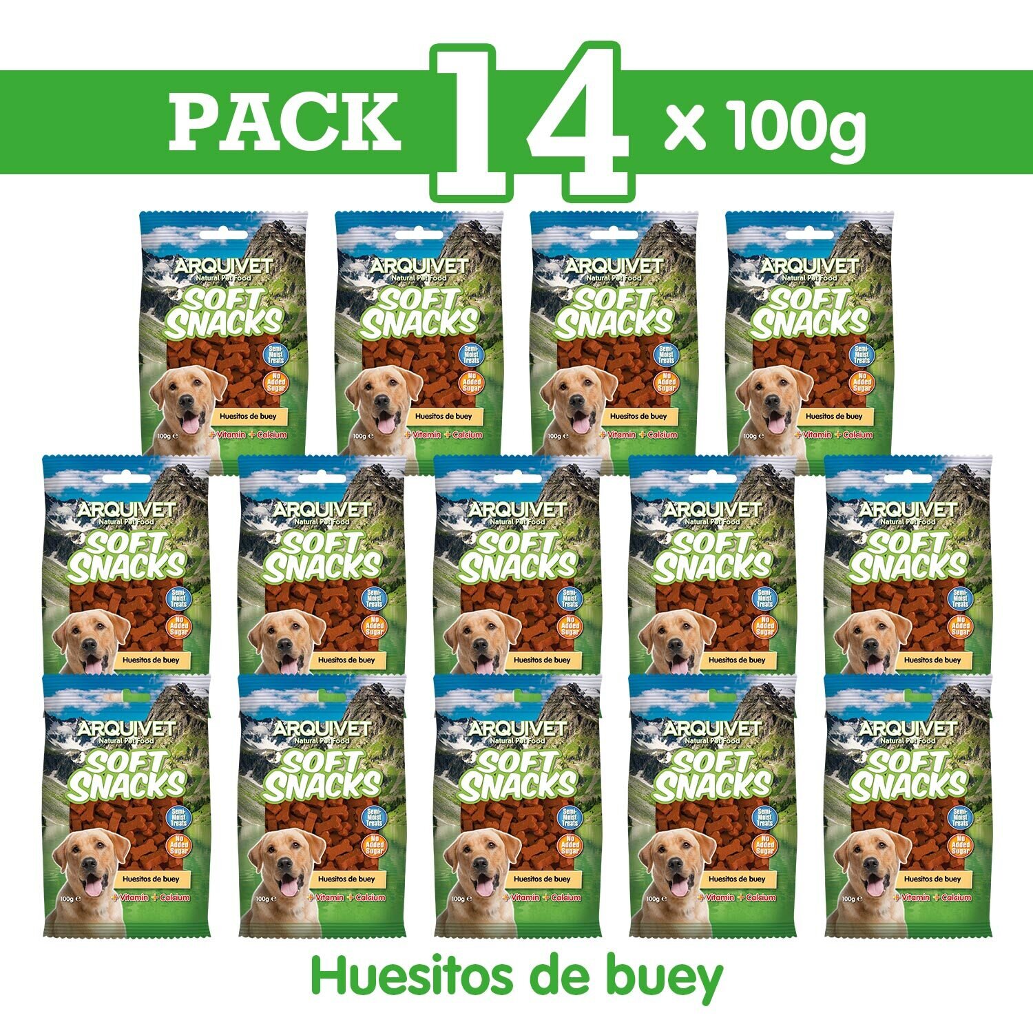Pack 14 Huesitos de buey 100gr